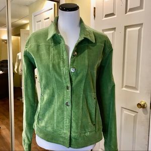 Corduroy green jacket